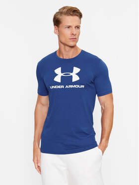 Under Armour Under Armour Тишърт Ua Sportstyle Logo Ss 1329590 Син Loose Fit