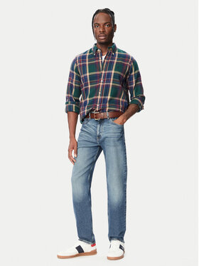 Polo Ralph Lauren Polo Ralph Lauren Риза 710B30152001 Тъмнозелен Custom Fit