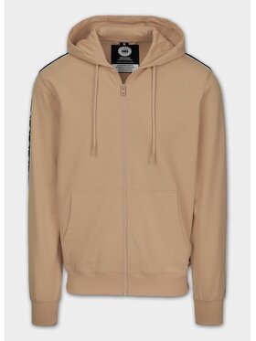 PITBULL PITBULL Bluza męska rozpinana z kapturem TAPE NUGGET XL Beżowy Regular Fit