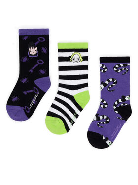 BEETLEJUICE BEETLEJUICE Dlhé ponožky ACCCS-AW24-324WBBJ Farebná