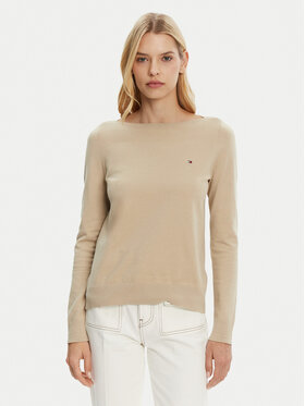 Tommy Hilfiger Tommy Hilfiger Svetr WW0WW40099 Béžová Regular Fit