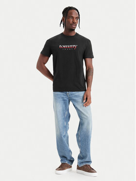 Tommy Jeans Tommy Jeans Тишърт DM0DM21978 Черен Regular Fit