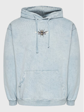 Kaotiko Kaotiko Μπλούζα Kheper Sacer AK150-01-G002 Γκρι Relaxed Fit