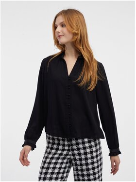 Orsay Orsay Bluzka 600256660000__34 Czarny Regular Fit