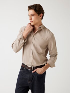 Guess Guess Πουκάμισο 178972 Καφέ Classic Fit