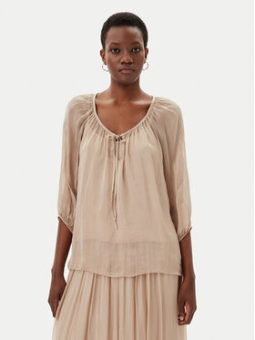 ViCOLO ViCOLO Särkpluus TD0020 Beež Loose Fit
