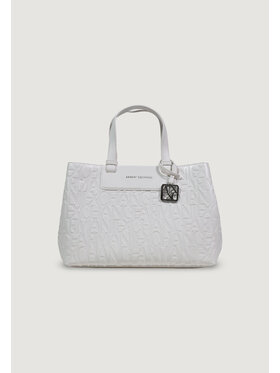 Armani Exchange Armani Exchange Borsetta SHOPPING BAG Bianco