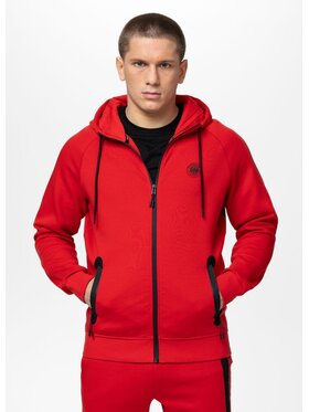PITBULL PITBULL Bluza DOGWOOD Czerwony Regular Fit