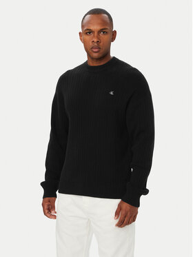 Calvin Klein Jeans Calvin Klein Jeans Džemperis LV04RH328G Melns Regular Fit
