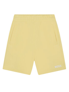 BOSS Boss Спортни шорти J24816 D Жълт Regular Fit