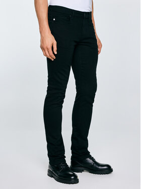 BIG STAR BIG STAR Jeansy TERRY Czarny Slim Fit