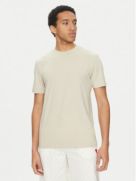 Guess Guess T-Shirt Z2YI12 JR06K Beżowy Regular Fit