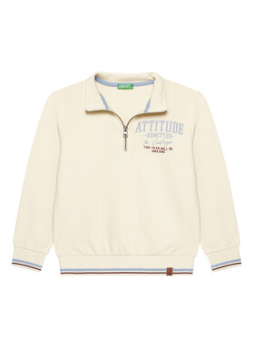 United Colors Of Benetton United Colors Of Benetton Суитшърт 32N4C10PS Бежов Regular Fit