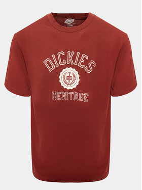 Dickies Dickies T-Shirt Oxford DK0A4YFL Bordowy Regular Fit