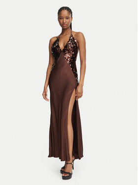 Bardot Bardot Coctailkleid Yve  59315DB6 Dunkelbraun Regular Fit