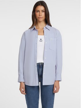 Guess Jeans Guess Jeans Top 165629 Modrá Classic Fit