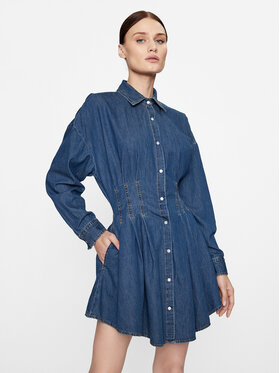 Hugo Hugo Jeanskleid Kisitra 50499167 Blau Regular Fit