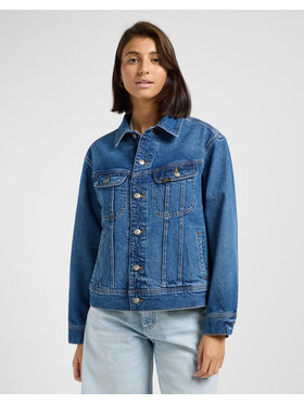 Lee Lee Kurtka jeansowa LOOSE RIDER JACKET 112363482 Niebieski Loose Fit
