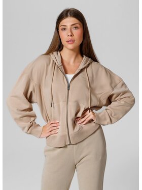 PITBULL PITBULL Bluza Bluza rozpinana z kapturem damska Washed Manzanita II M/L Beżowy Regular Fit