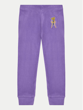 MINI RODINI Mini Rodini Спортивні штани Winter Flowers 2471014545 Фіолетовий Regular Fit