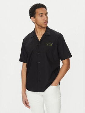 KARL LAGERFELD KARL LAGERFELD Koszula 605443 552600 Czarny Relaxed Fit