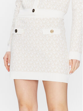 MICHAEL Michael Kors MICHAEL Michael Kors Мини пола MR370805KZ Бежов Regular Fit