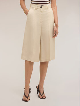 Motivi Motivi Pantaloni di tessuto P00WQ004581N0R2 Crema A-Line Fit