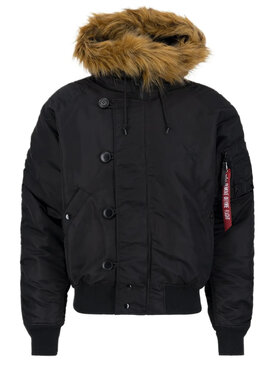 Alpha Industries Alpha Industries Kurtka zimowa AI.100105-03-XL Czarny Relaxed Fit