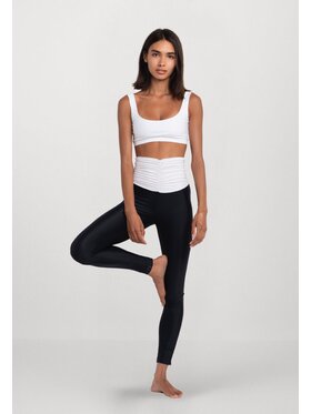 Flavia Valentini Flavia Valentini Legginsy 163 Złoto bicolour Compression Fit