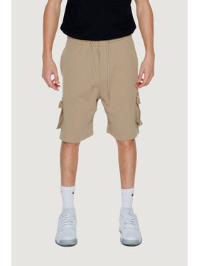 Pharmacy Industry Pharmacy Industry Bermuda PHABM00008 Beige Bermuda Fit