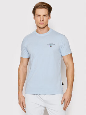 Napapijri Napapijri T-Shirt Selbas NP0A4GBQ Niebieski Regular Fit
