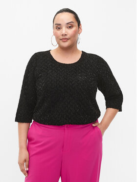 Zizzi Zizzi Halenka M59212A Černá Regular Fit