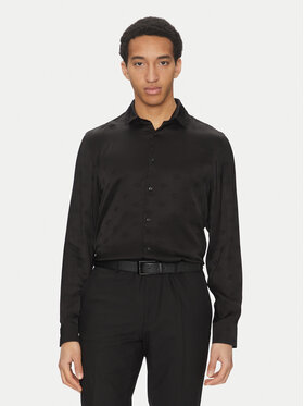 HUGO HUGO Koszula Elisha02 50539726 Czarny Extra Slim Fit
