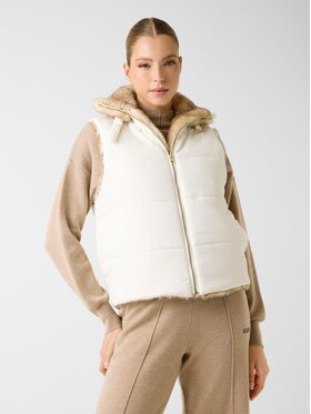 Guess Guess Bezrękawnik 180315 Biały Classic Fit