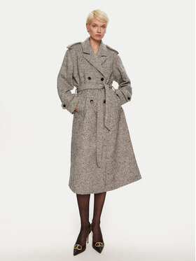 Karen by Simonsen Karen by Simonsen Зимно палто Ritt 10105110 Сив Regular Fit