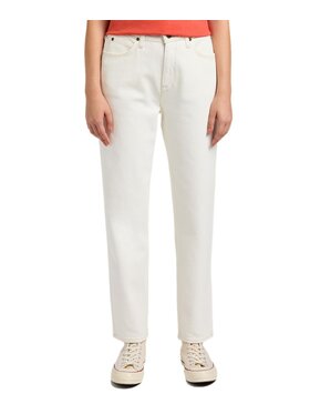 Lee Lee Jeansy 112348944 Biały Regular Fit