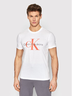 Calvin Klein Jeans Calvin Klein Jeans T-Shirt J30J320806 Biały Slim Fit