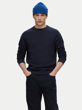 Selected Homme Selected Homme Sweter 16094385 Granatowy Regular Fit