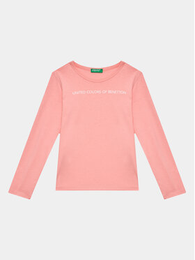 United Colors Of Benetton United Colors Of Benetton Bluzka 3096C10D3 Różowy Regular Fit