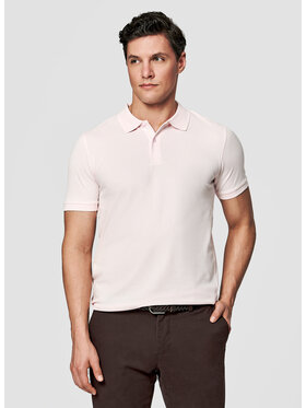 Pako Lorente Pako Lorente Polo P26SF-TX-002 Różowy Classic Fit