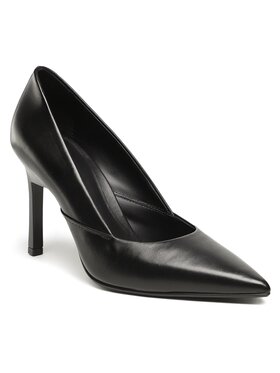 Calvin Klein Calvin Klein Pantofi cu toc subțire Geo Stiletto Pump 90 HW0HW01761 Negru