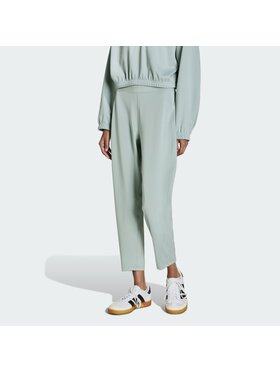 adidas adidas Spodnie materiałowe 147017 Zielony Slim Fit