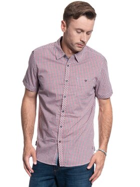 Mustang Mustang Camicia COLLIN CHECK SHIRT Rosso Regular Fit