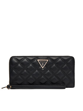 Guess Guess Голям дамски портфейл SWQG96 73146 Черен