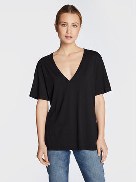 IRO IRO T-Shirt Felicie AR287 Schwarz Regular Fit