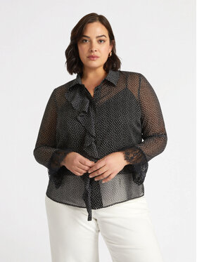 Fiorella Rubino Fiorella Rubino Camicia 5054T001284N0Z3 Nero Regular Fit