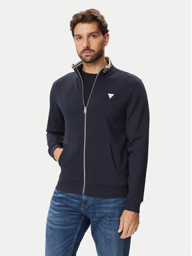 Guess Guess Bluza M6BQ52 K6169 Granatowy Slim Fit