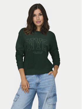 JDY JDY Majica dugih rukava Paris 15221015 Zelena Regular Fit