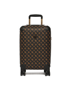 Guess Guess Kabínový kufor TWHP74 52983 Tmavo hnedá