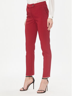 Rinascimento Rinascimento Штани з тканини CFC0116181003 Бордовий Regular Fit